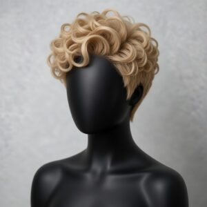 Curly Pixie Frontal Wig